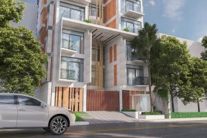 Exterior-View-Of-Residential-Building | Architecture Design